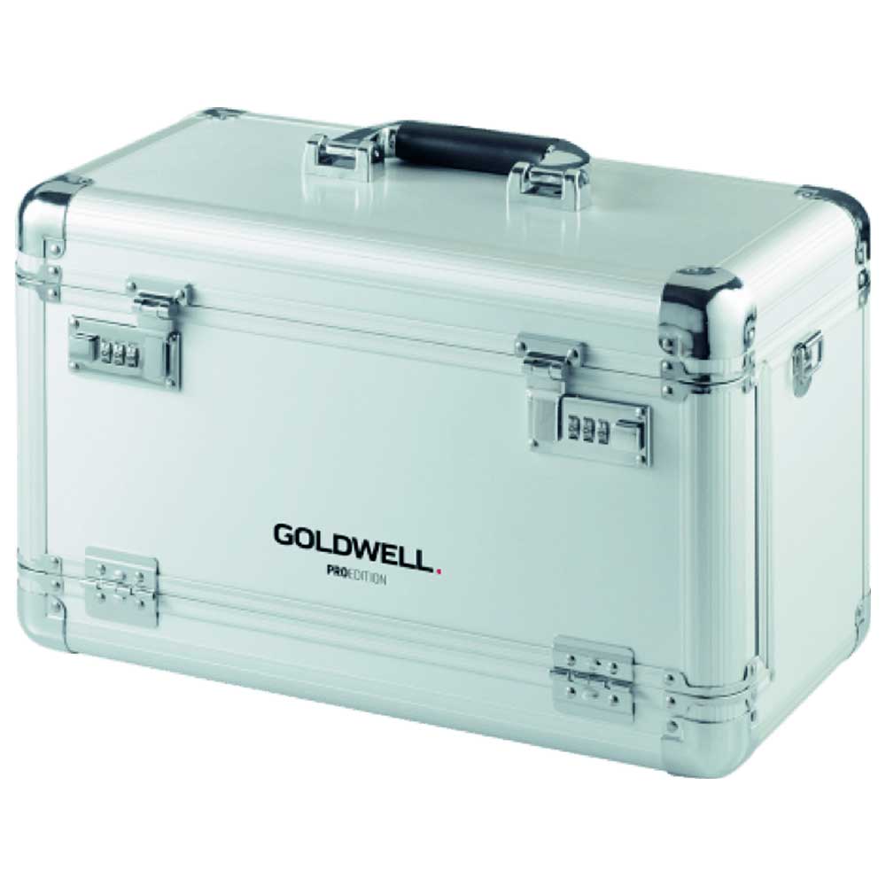 Goldwell Alu-Werkzeugkoffer mit dem Goldwelllogo