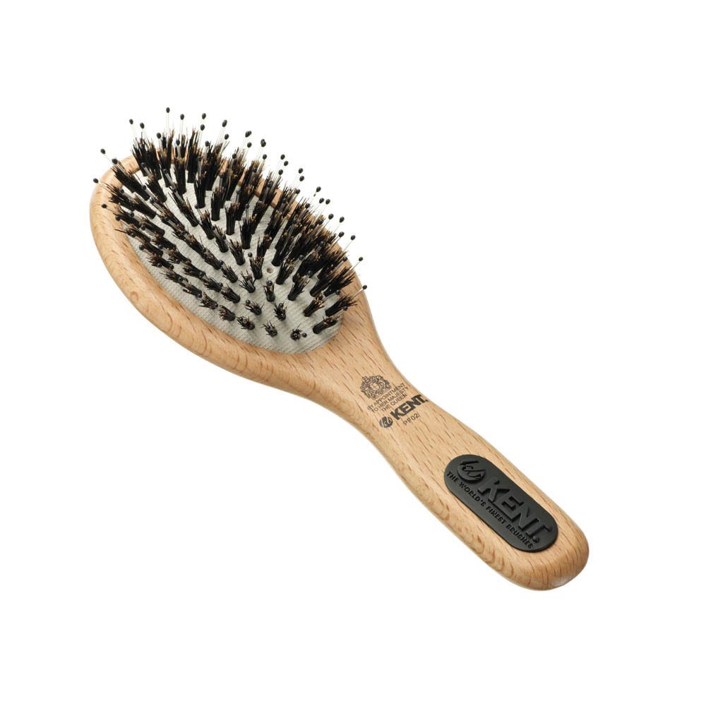 KENT Gummikissenbürste, Natural Shine, 7-reihig NS02