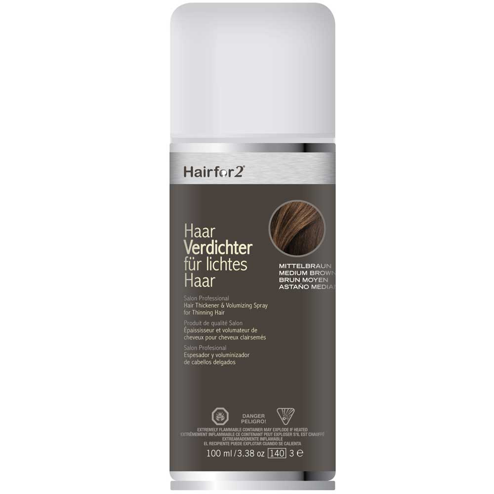 Hairfor2 Haarauffüller Mittelbraun 100 ml