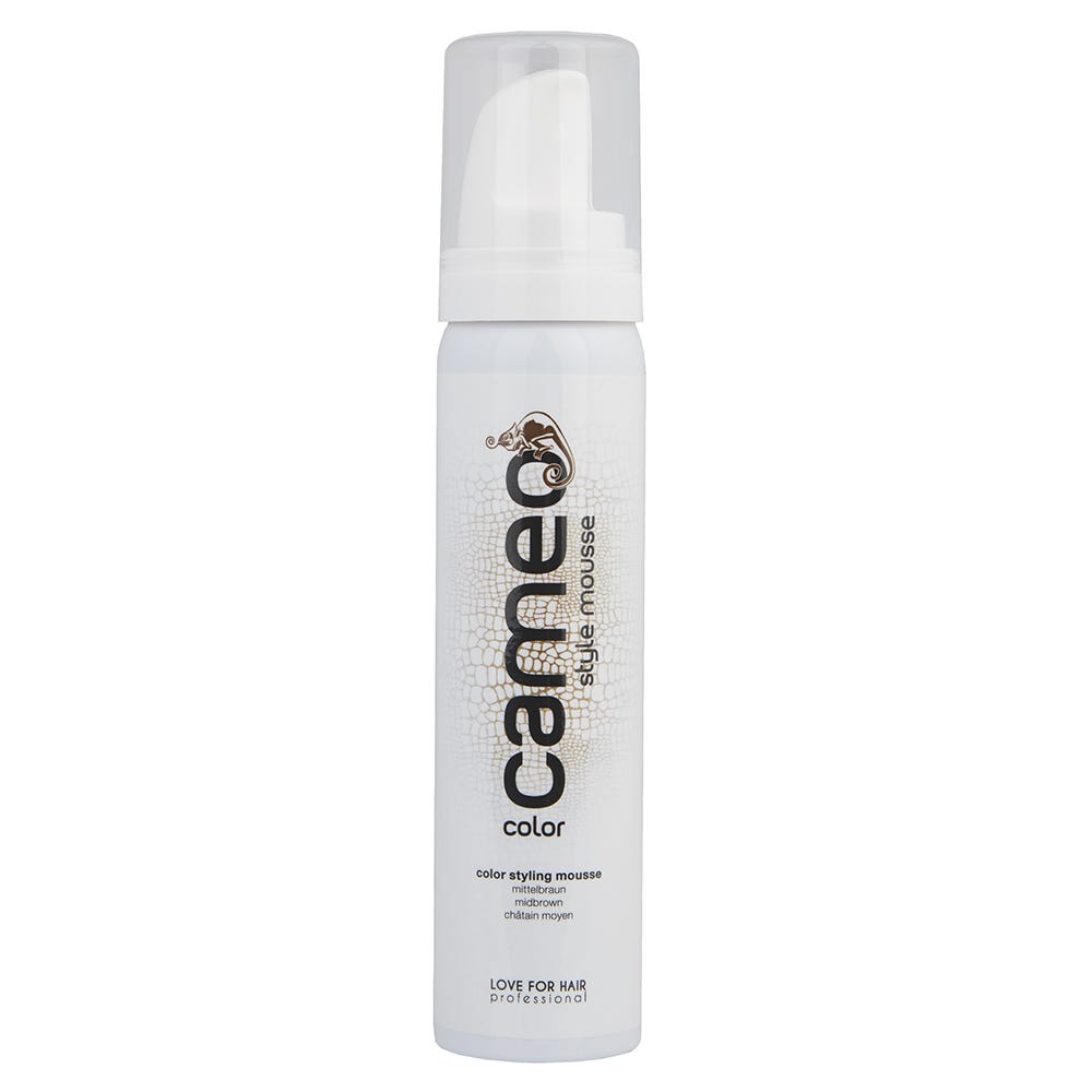 LOVE FOR HAIR Professional cameo color style mousse mittelbraun 75 ml