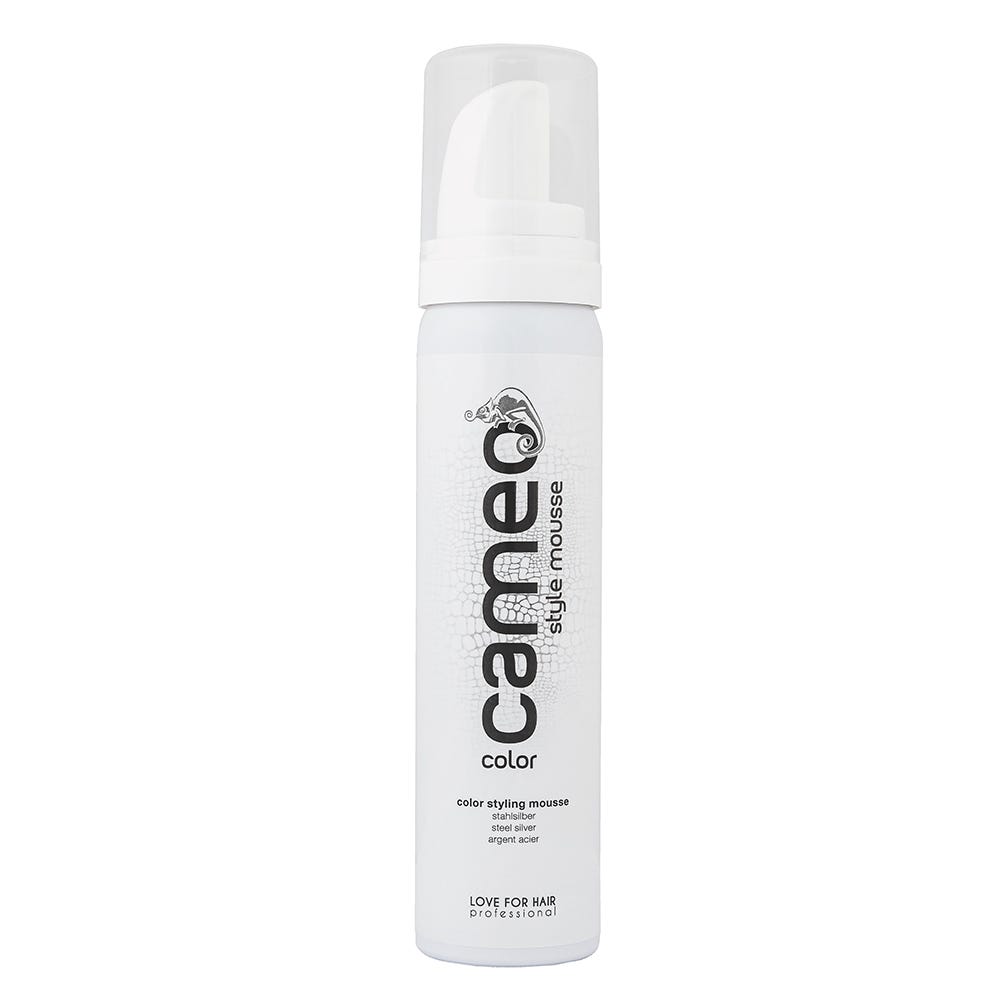 LOVE FOR HAIR Professional cameo color style mousse stahlsilber 75 ml