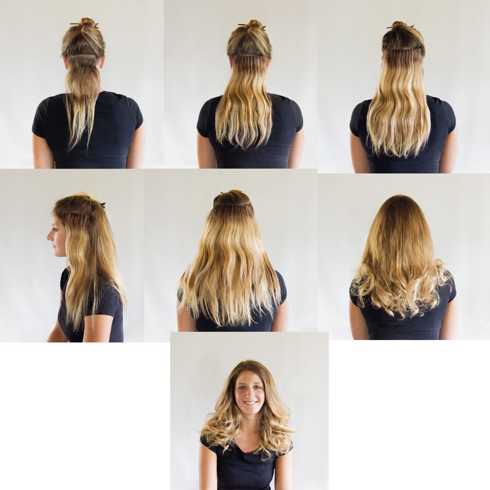 Balmain Clip-in Weft Set 40 cm Clip-In Extensions New York