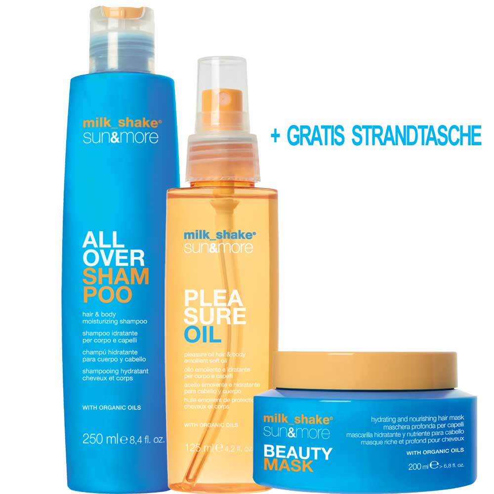 milk_shake sun&more Sommertrio + gratis Strandtasche