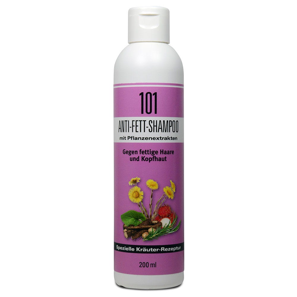 101 Anti-Fett-Shampoo mit Pflanzenextrakten 200 ml 