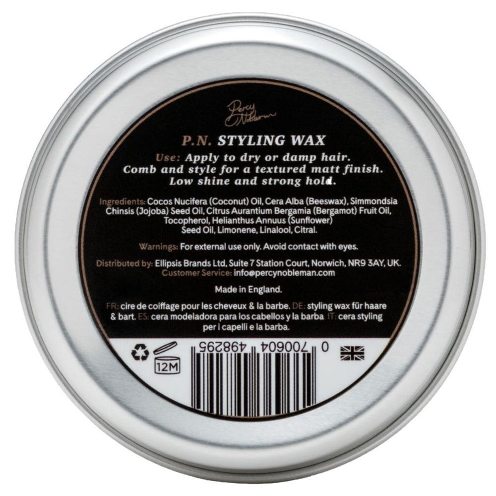 Percy Nobleman Gentleman's Styling Wax 50 ml