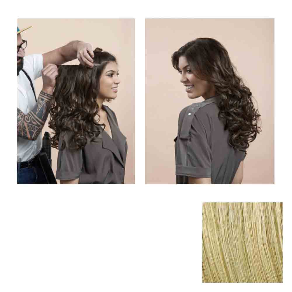 Hairdo Haarteil Clip in Wavy Extension R22 Swedish Blond 55 cm