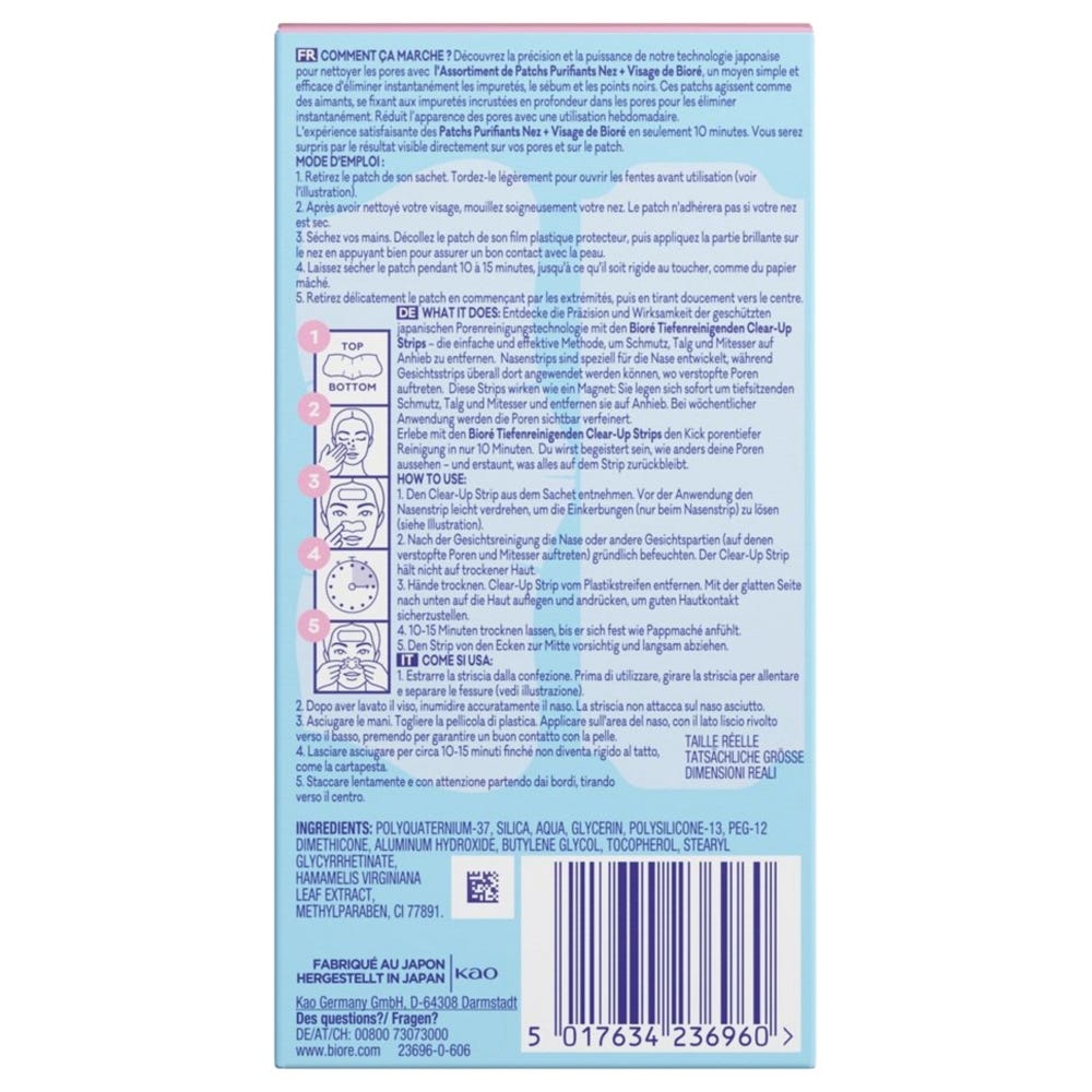 BIORÉ tiefenreinigenden Clear-Up Strips
