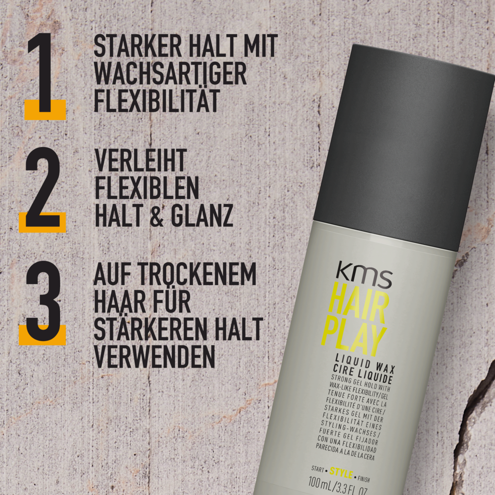 KMS Hairplay Liquid Wax 100 ml