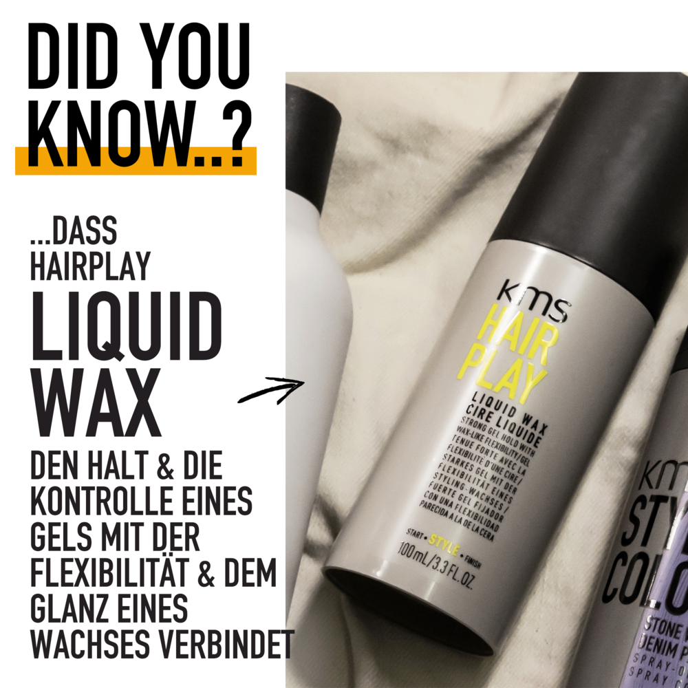 KMS Hairplay Liquid Wax 100 ml