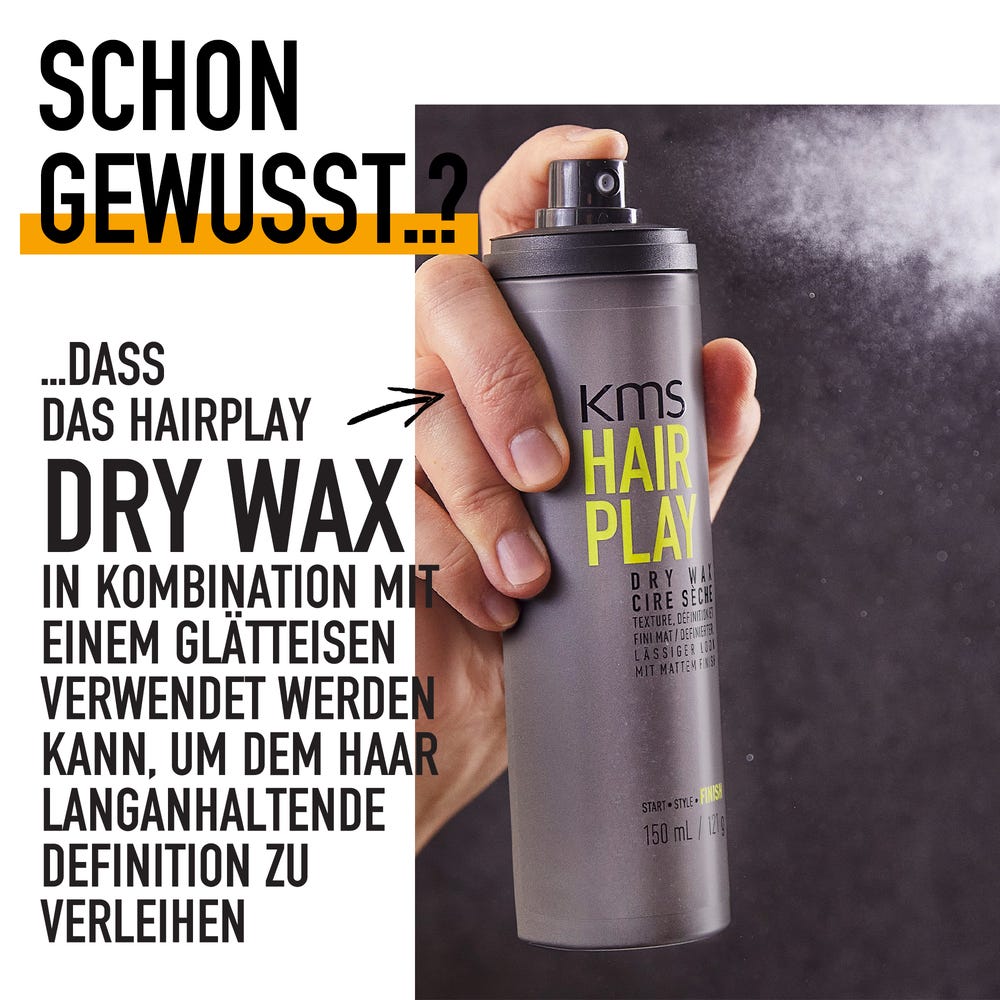 KMS Hairplay Dry Wax 150 ml