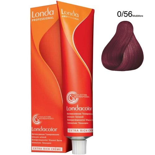 Londa Demi-Permanent Color Creme 0/56 Rot-Violett Mix 60 ml