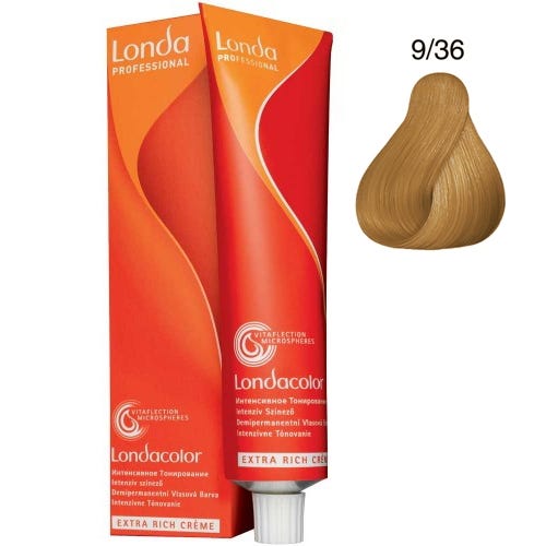 Londa Demi-Permanent Color Creme 9/36 Lichtblond gold-Violett 60 ml 