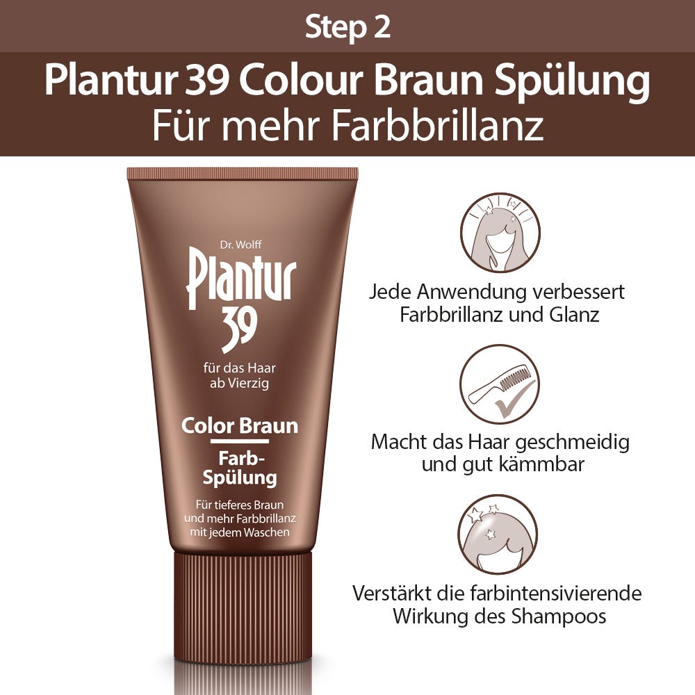 Alpecin Plantur 39 Color Braun Farb-Spülung 150 ml