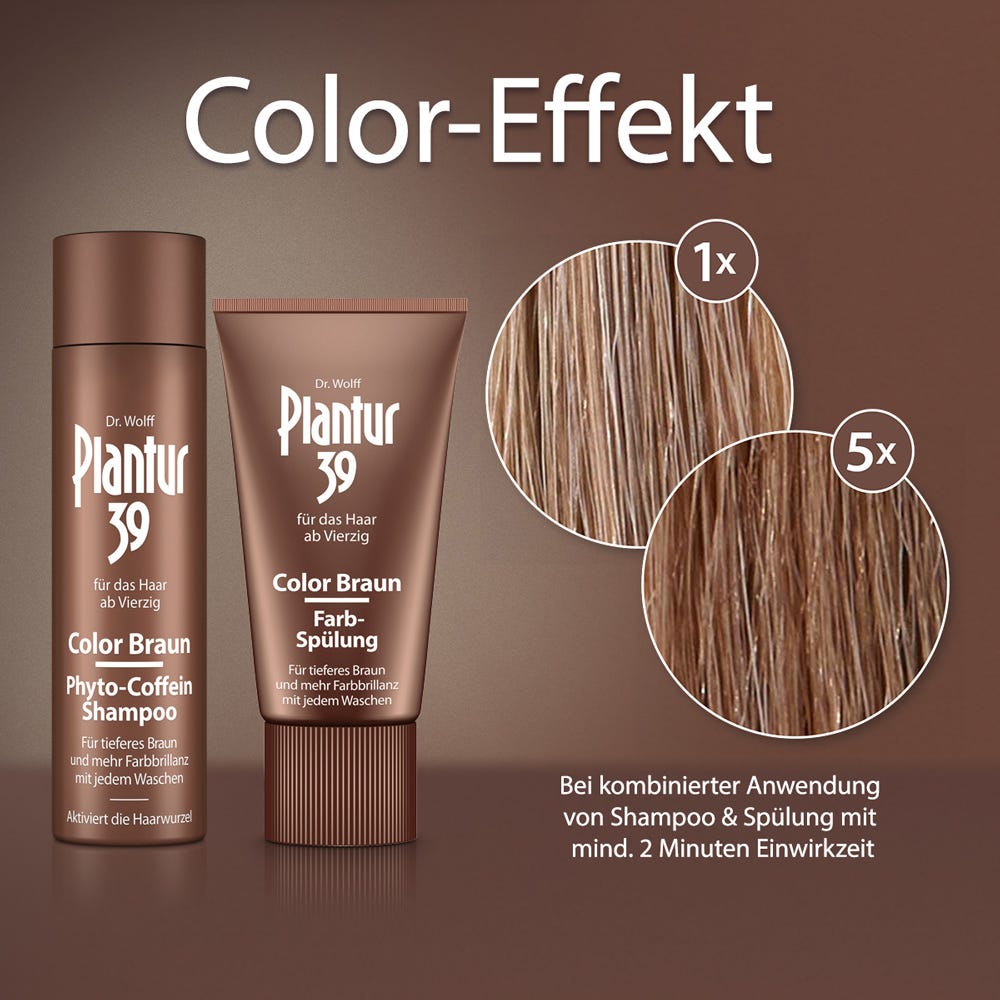 Alpecin Plantur 39 Color Braun Farb-Spülung 150 ml