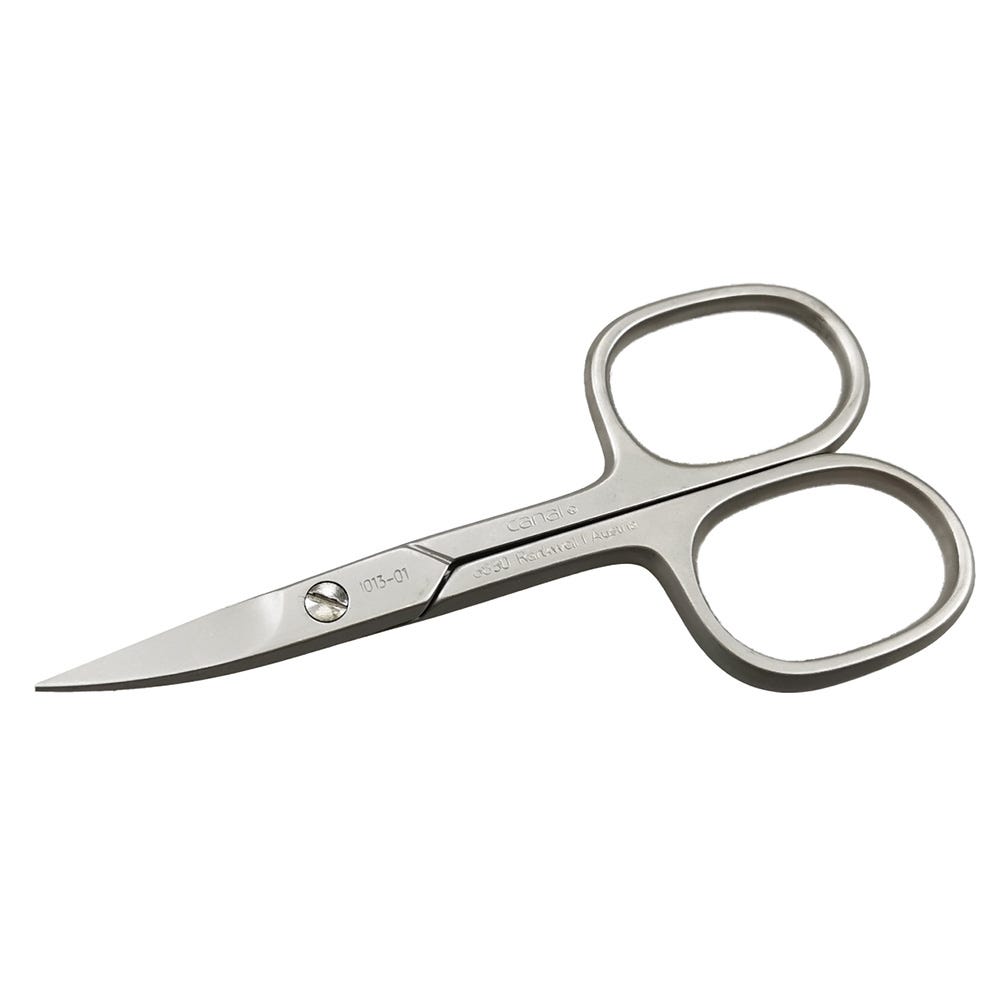 Canal Nagelschere gebogen vernickelt-matt 90 mm