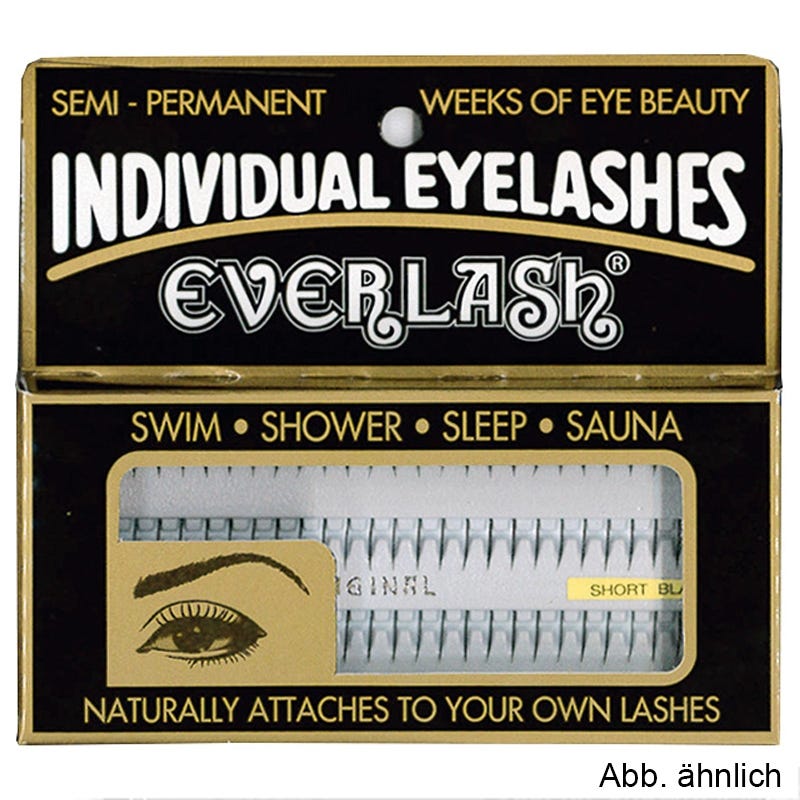 Everlash Einzelwimpern medium, schwarz