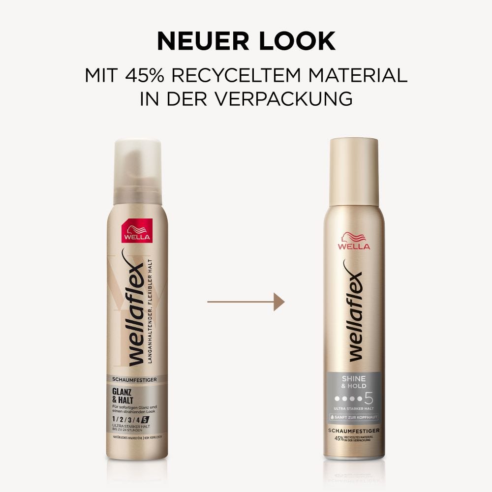 Wella Wellaflex Glanz & Halt Schaumfestiger 200 ml