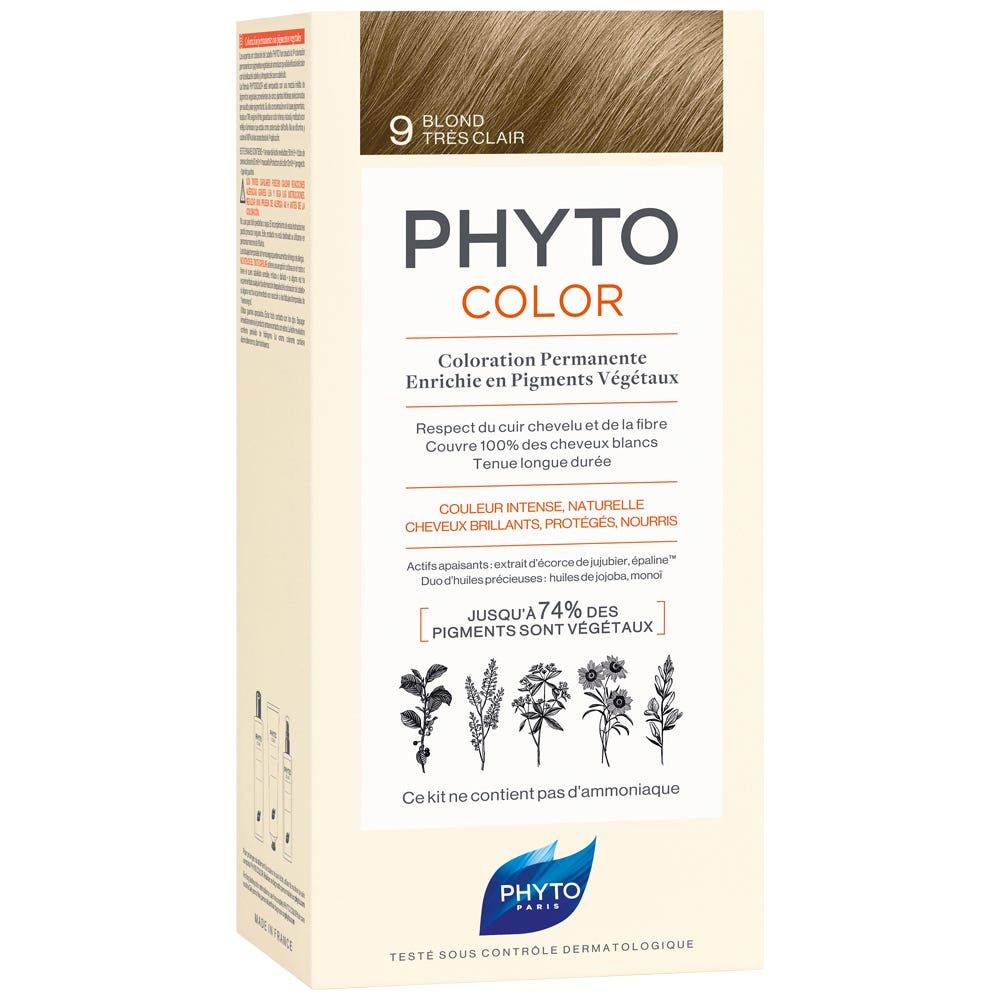 Phyto Phytocolor 9 Sehr Helles Blond Pflanzliche Haarcoloration