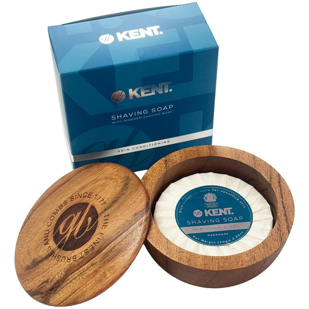 KENT Rasierseife 120 g inkl. Rasiertiegel dunkel