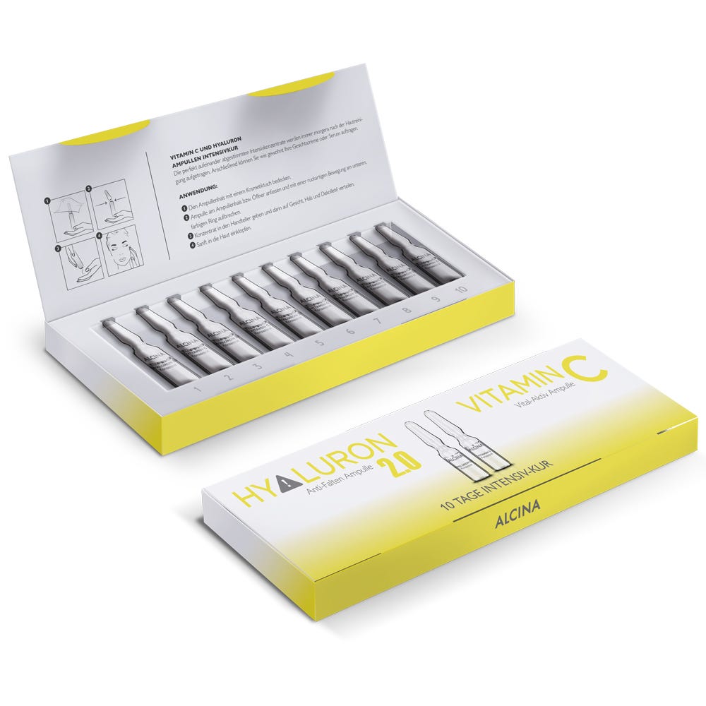 Alcina Hyaluron 2.0 & Vitamin C Kur 10x 1 ml