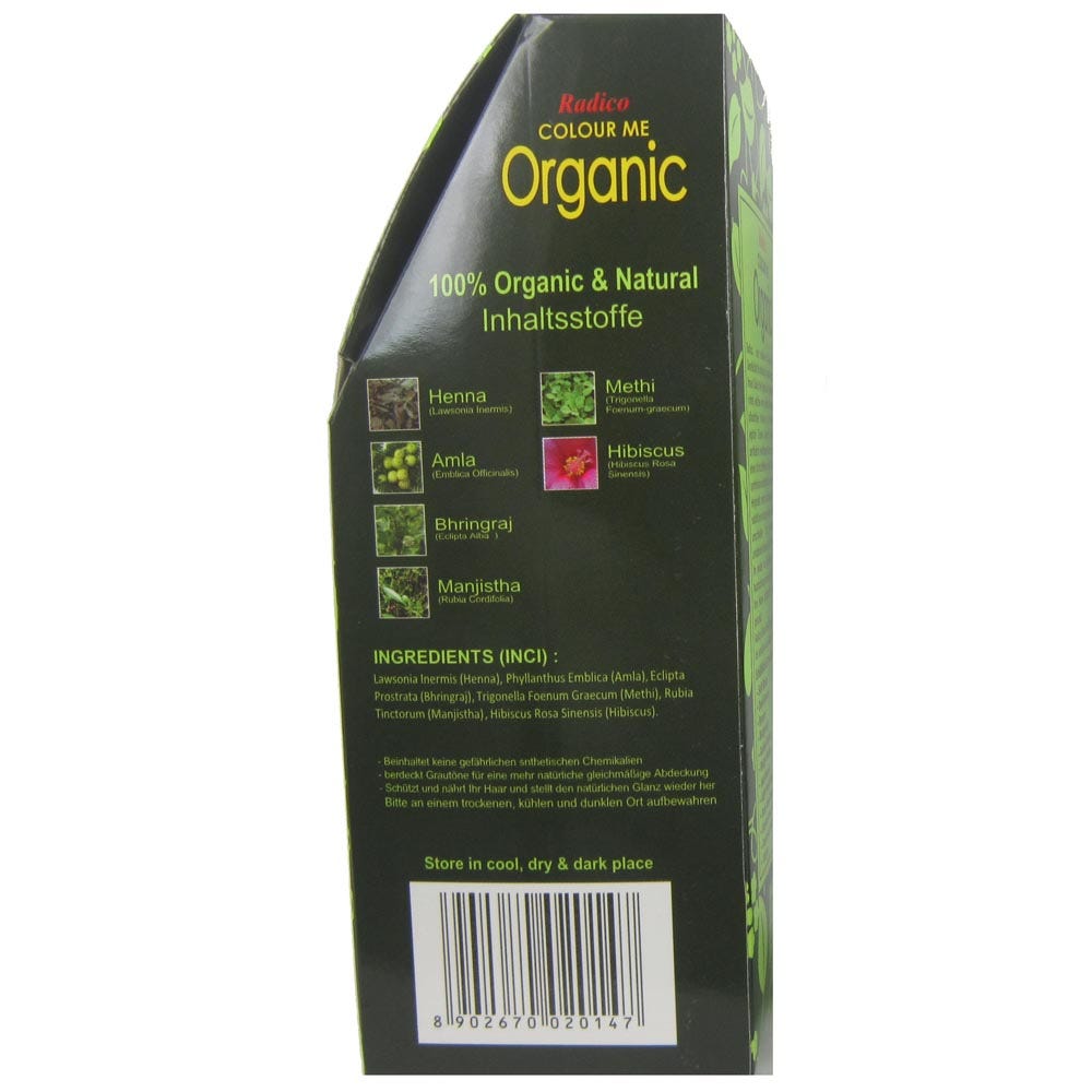 Radico Colour Me Organic Mahagony 100 g