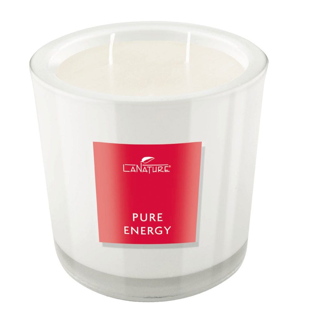 LaNature Duftkerze edel Pure Energy im Glas 2 Dochte