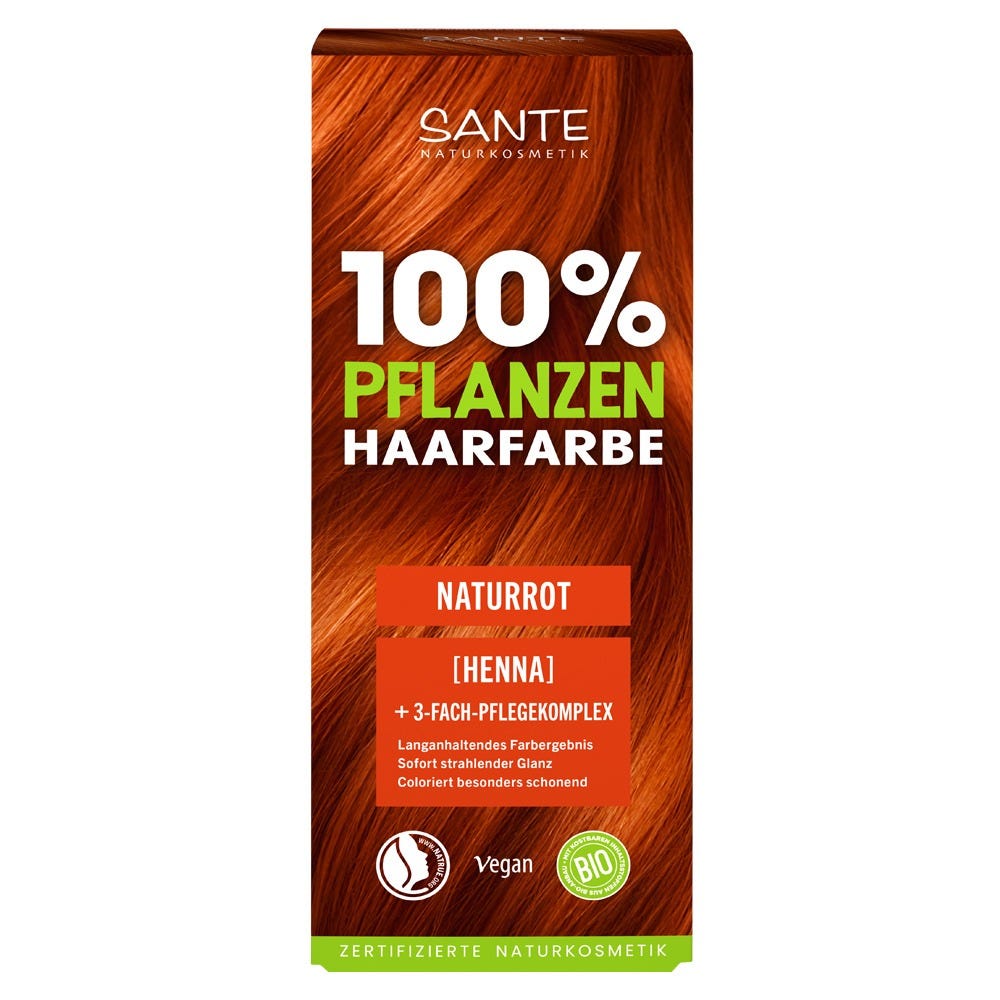 SANTE Pflanzenhaarfarbe - naturrot 100 g