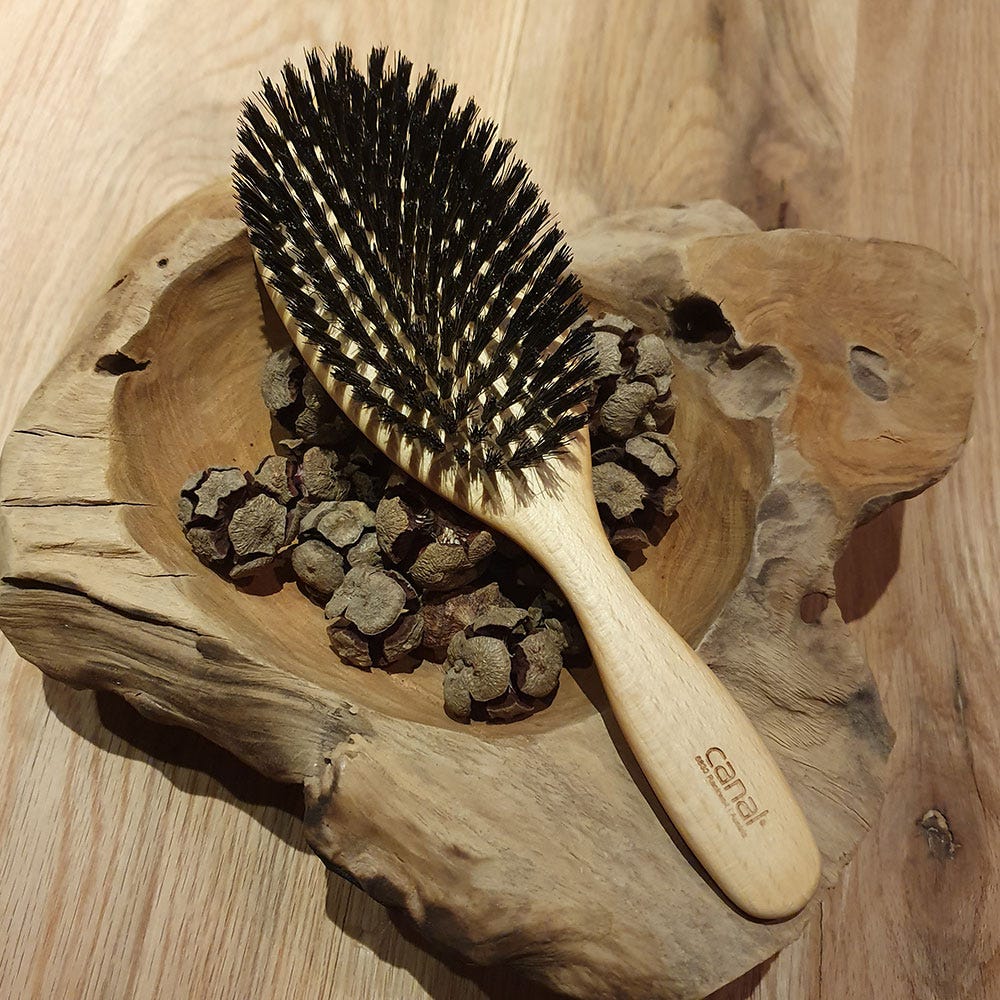 Canal Klassische Naturhaarbürste groß
