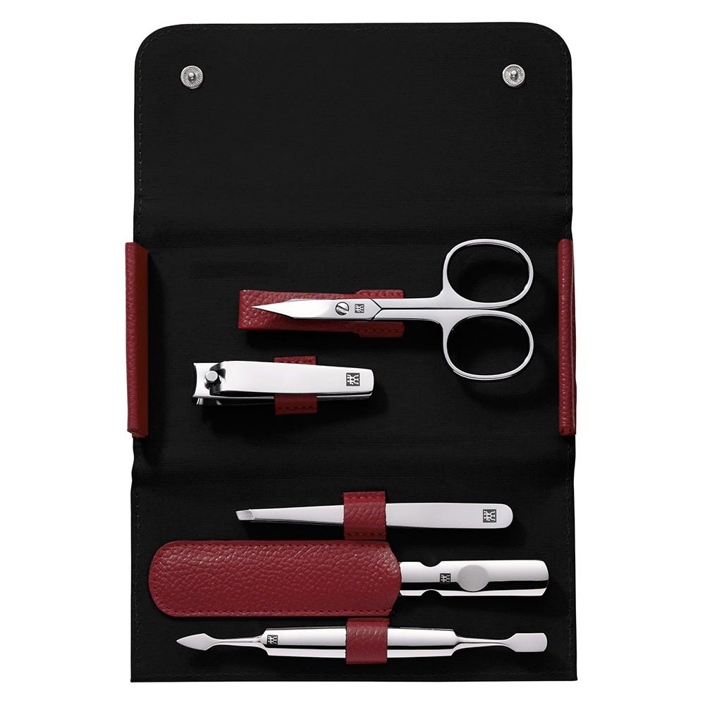 Zwilling Classic Inox Etui 5-teilig rot