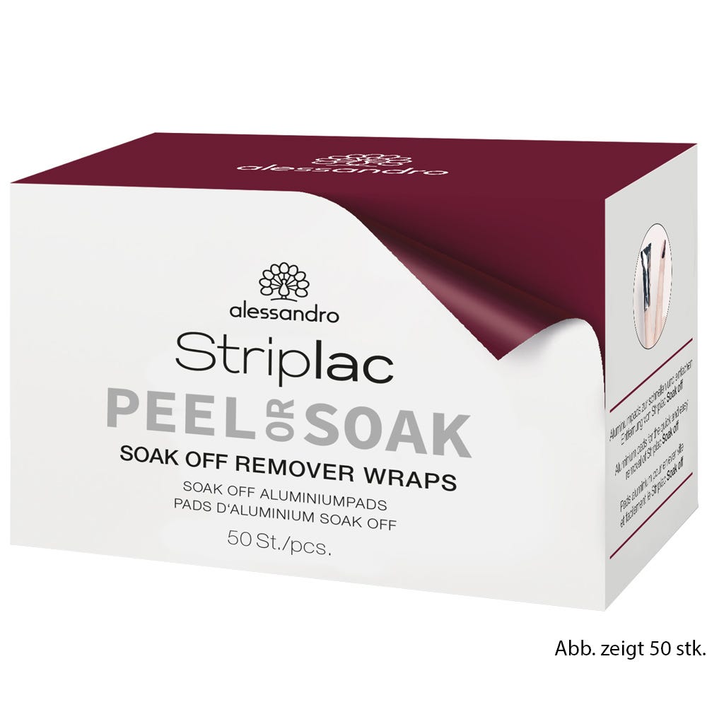 alessandro International Soak Off Remover Wraps 100 Stück 