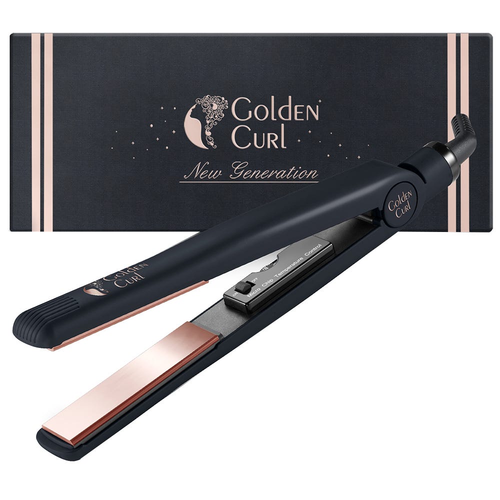 Golden Curl Tourmaline/Titanium Glätteisen (Rose Gold) 