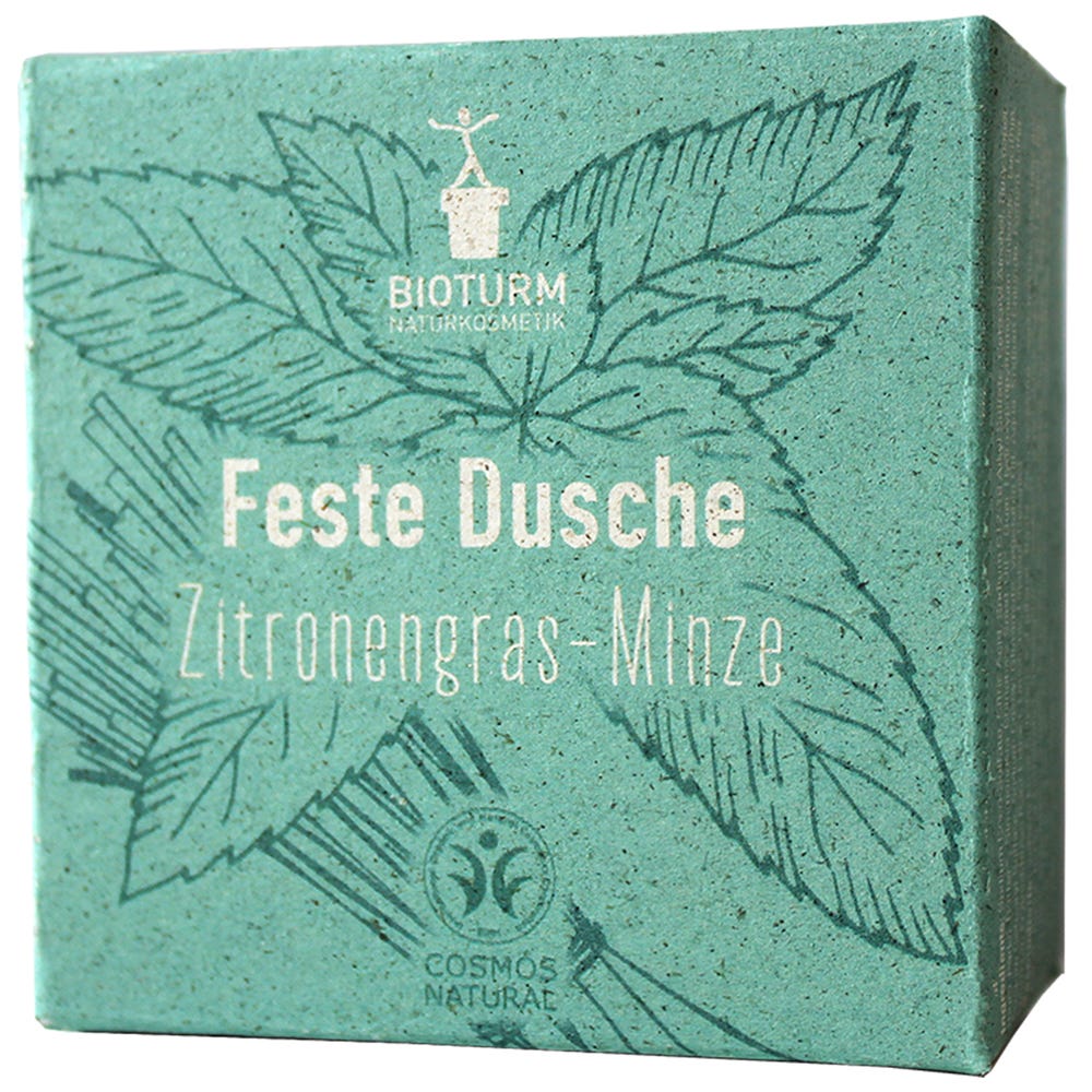 BIOTURM Feste Dusche Zitronengras-Minze 100g