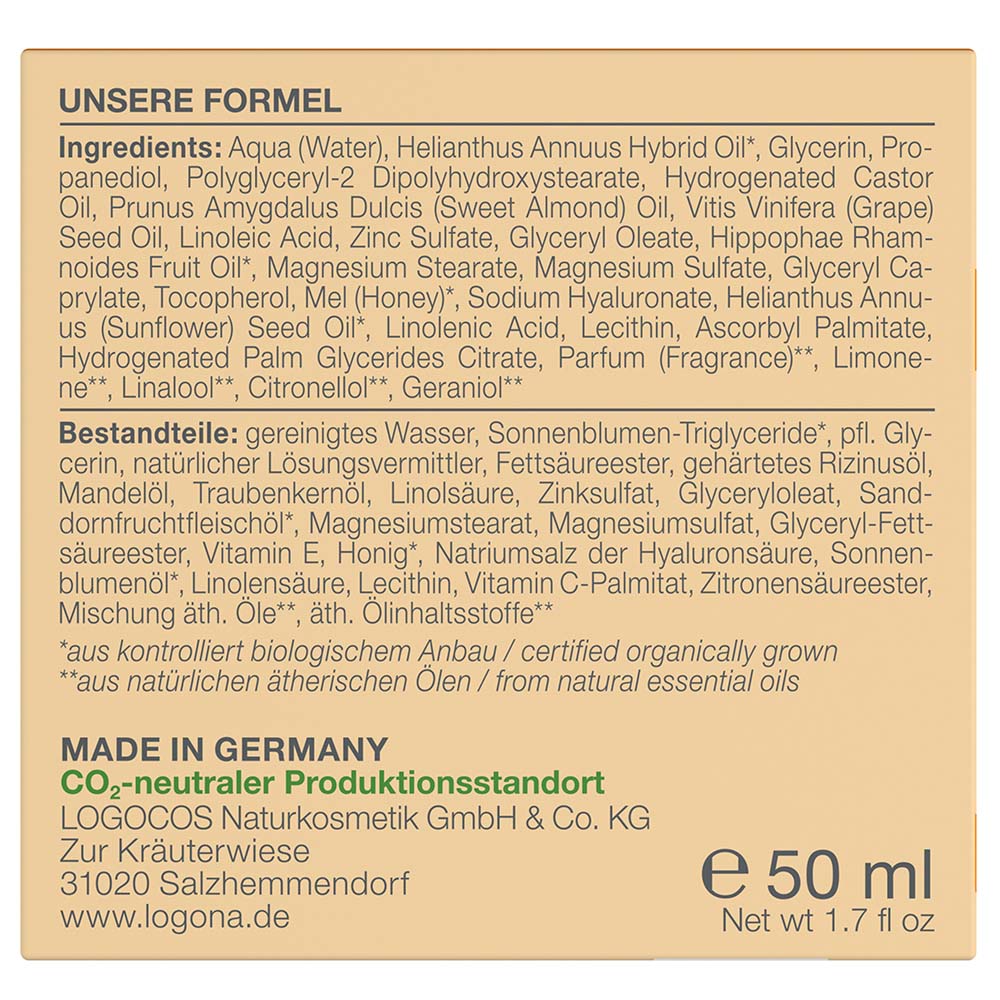 LOGONA Age Protection Tagescreme Extra Pflegend 50 ml