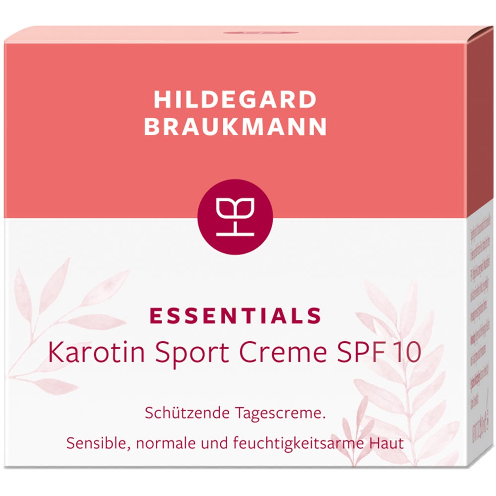 Hildegard Braukmann Essentials Karotin Sport Creme SPF 10, 50 ml