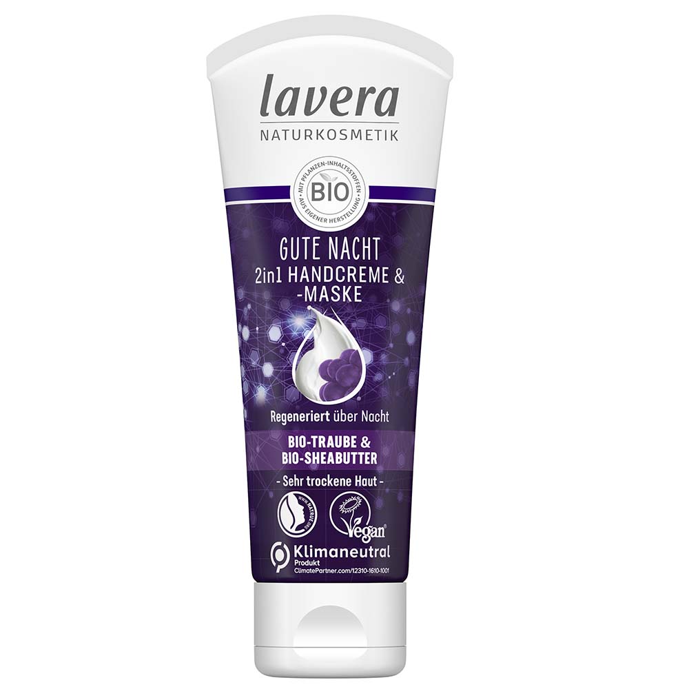 Lavera Gute Nacht 2in1 Handcreme & -maske 75 ml 