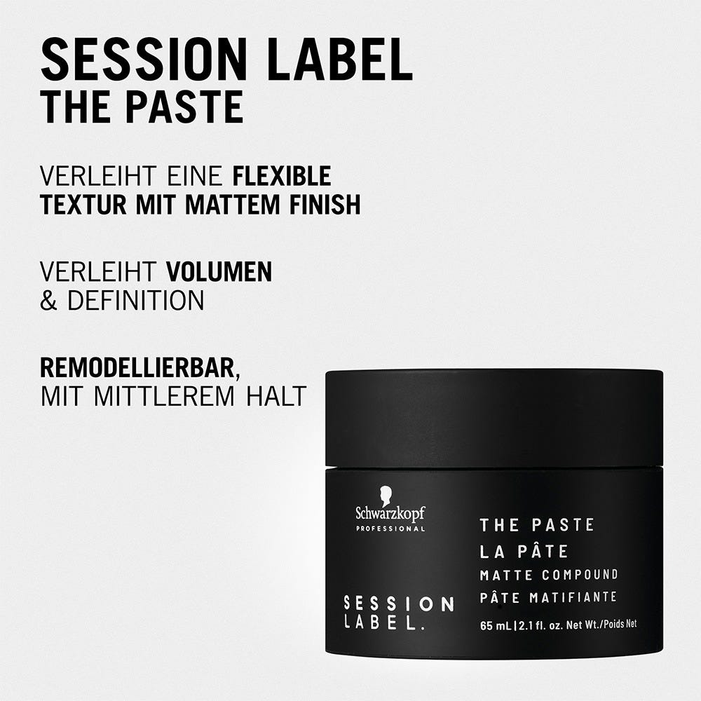 Schwarzkopf Session Label The Paste Matte Compound 65 ml