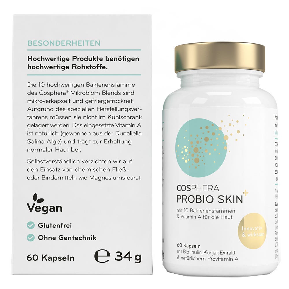 COSPHERA Probio Skin+ Kapseln 60 Stück