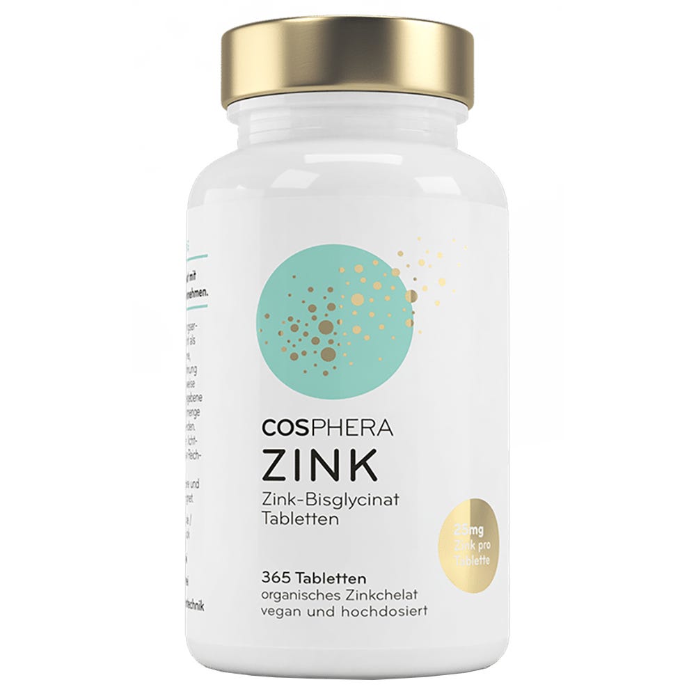 COSPHERA Zink Tabletten 365 Stück