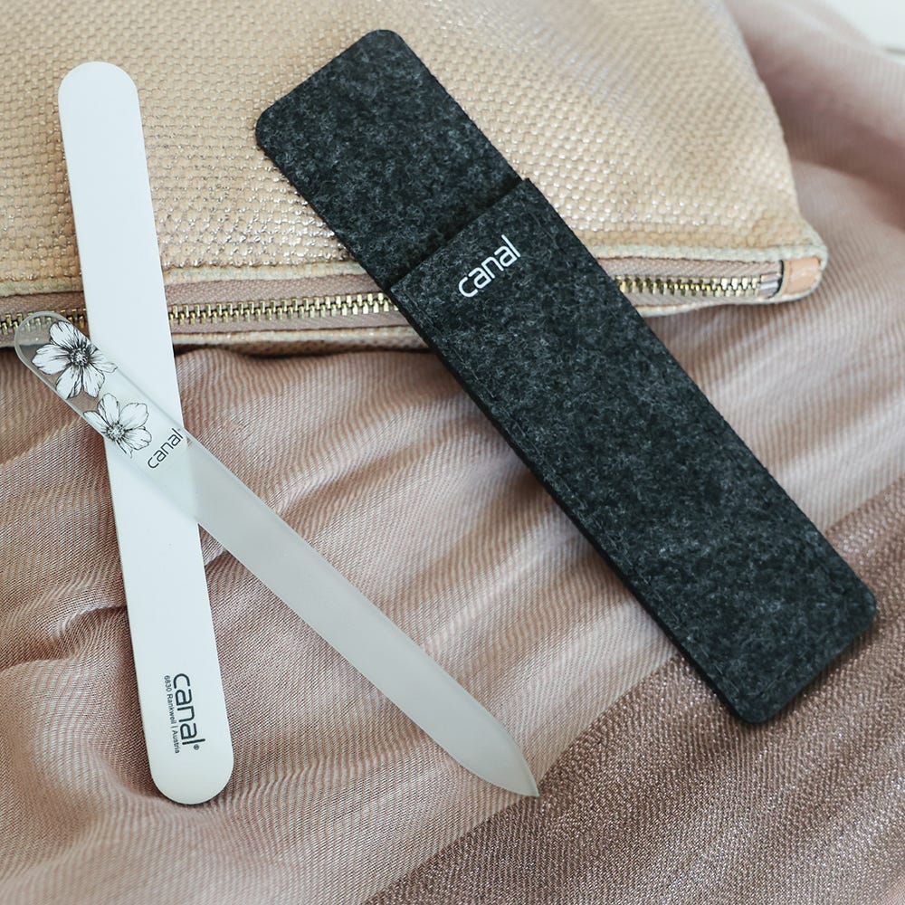 Canal Nagelpflegeset mit Glasfeile und Polierfeile