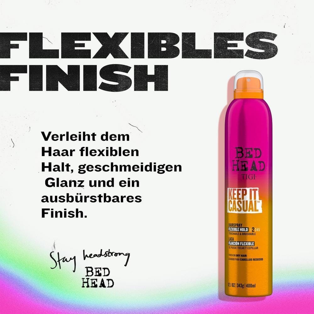 Tigi Bed Head Row Keep It Casual Hairspray Aero 400 ml