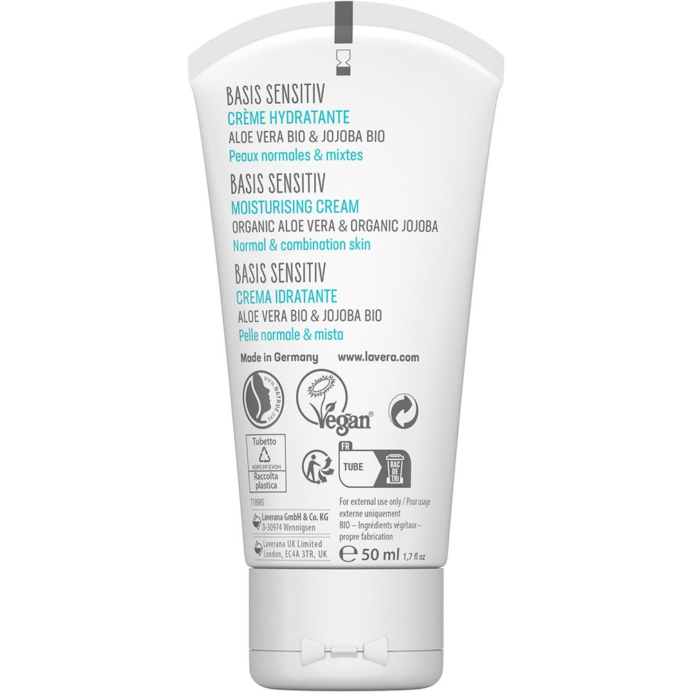 Lavera Basis Sensitiv Feuchtigkeitscreme 50 ml