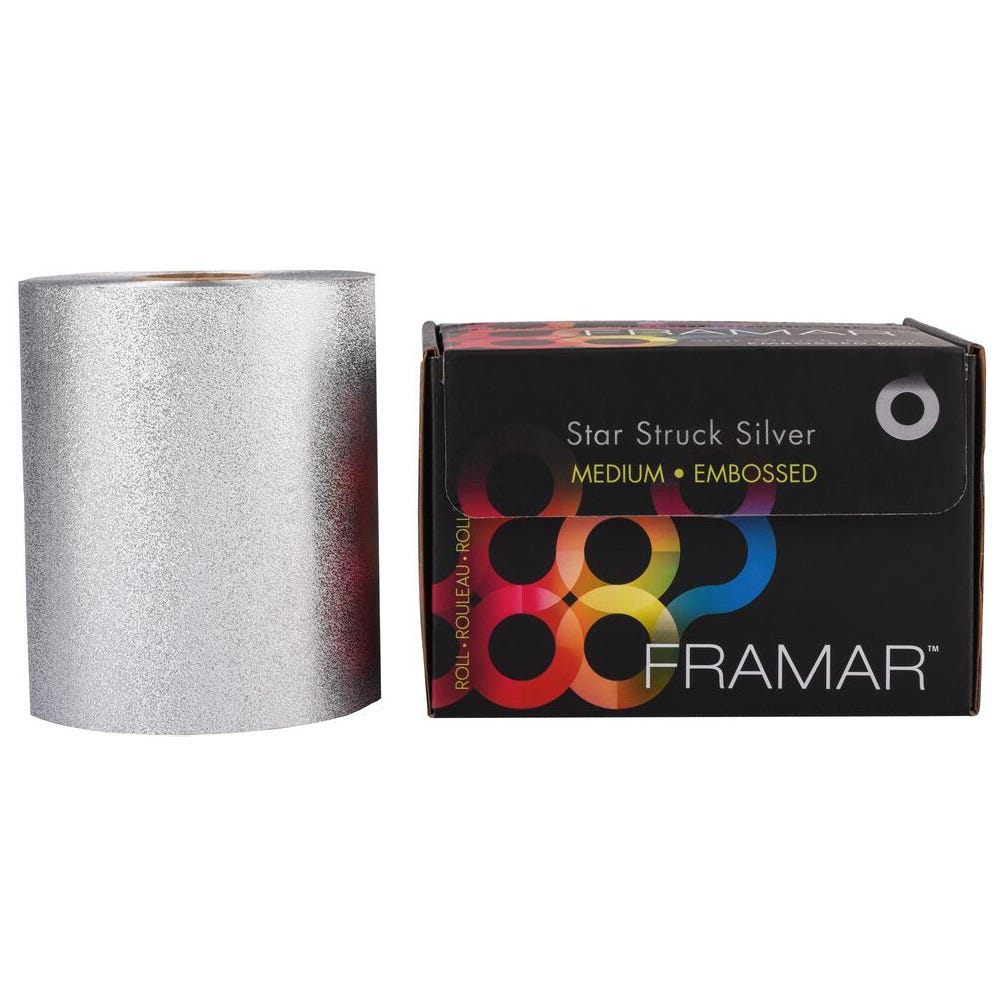 Framar Folie Star Struck geprägt medium Silber