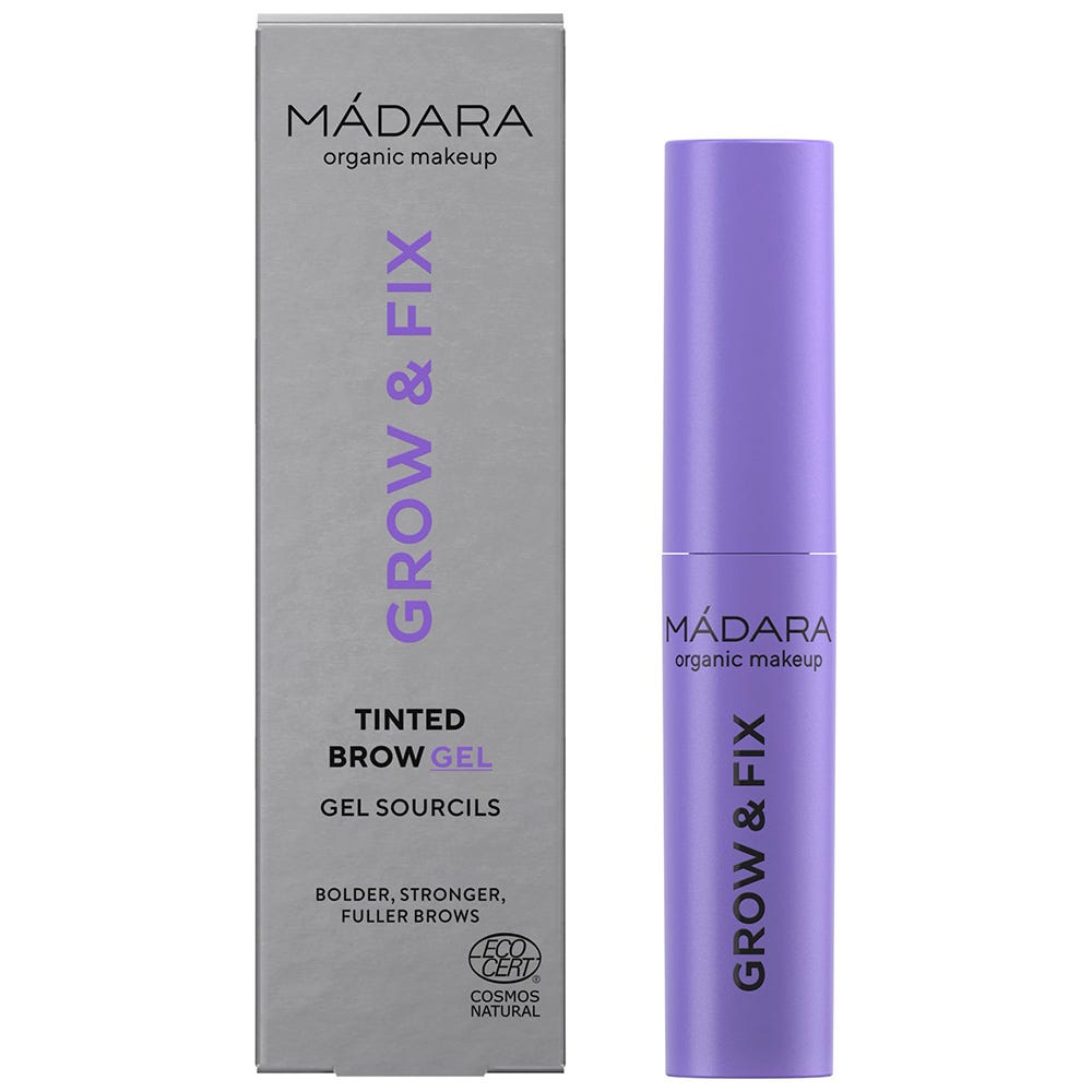 MÁDARA Getöntes Augenbrauengel Light Brown 4,25 ml