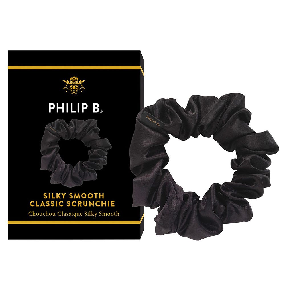 Philip B. Classic Black Scrunchie