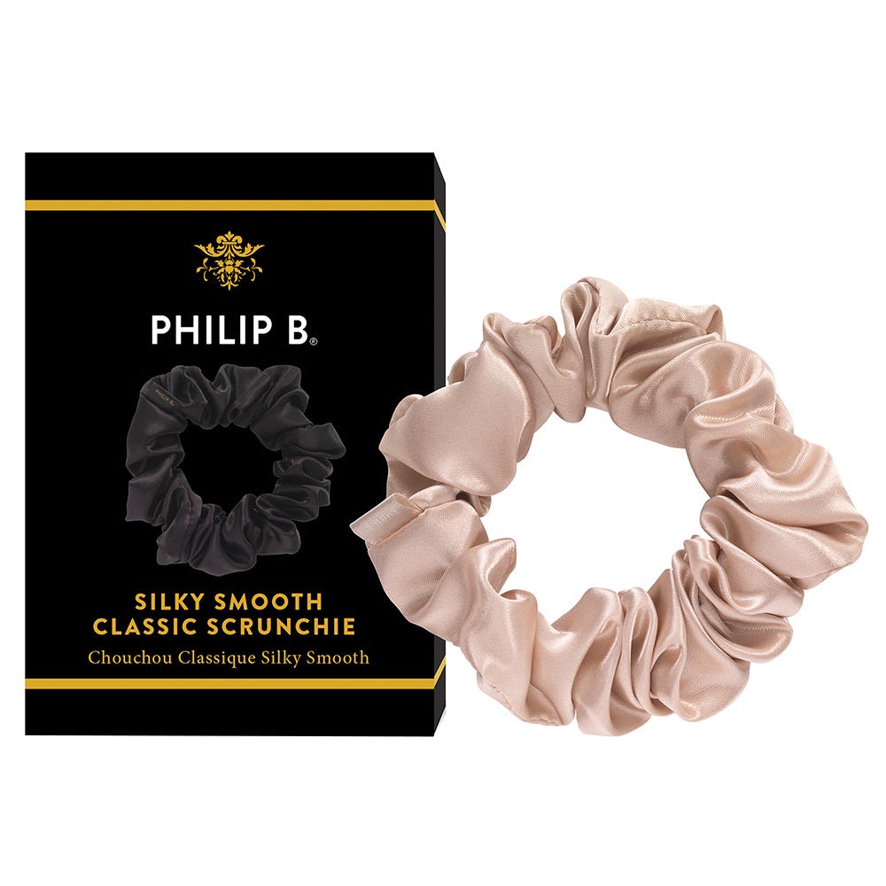 Philip B. Classic Champagne Scrunchie