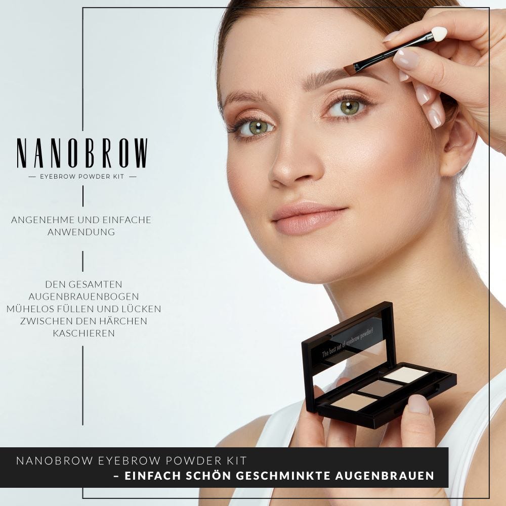Nanobrow Eyebrow Powder Kit Light 4 g
