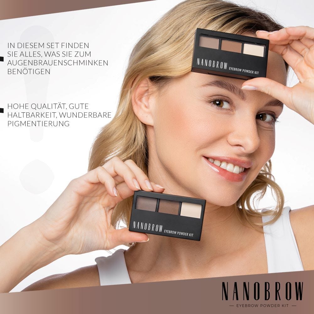 Nanobrow Eyebrow Powder Kit Light 4 g