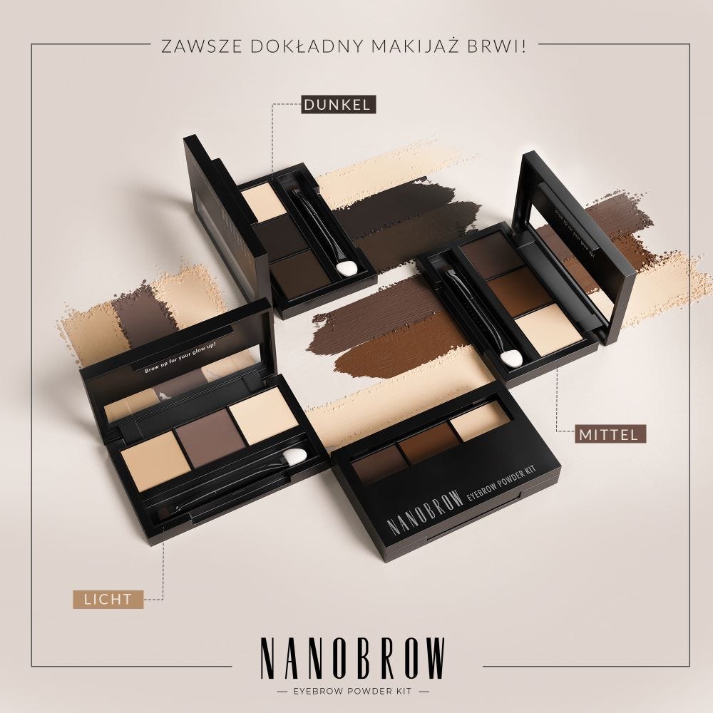 Nanobrow Eyebrow Powder Kit Light 4 g