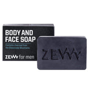 ZEW for Men Face and Body Soap with Charcoal 85 g