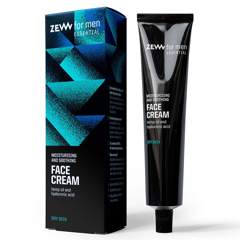 ZEW for Men Face Cream Essential Moisturising & Soothing 50 ml 